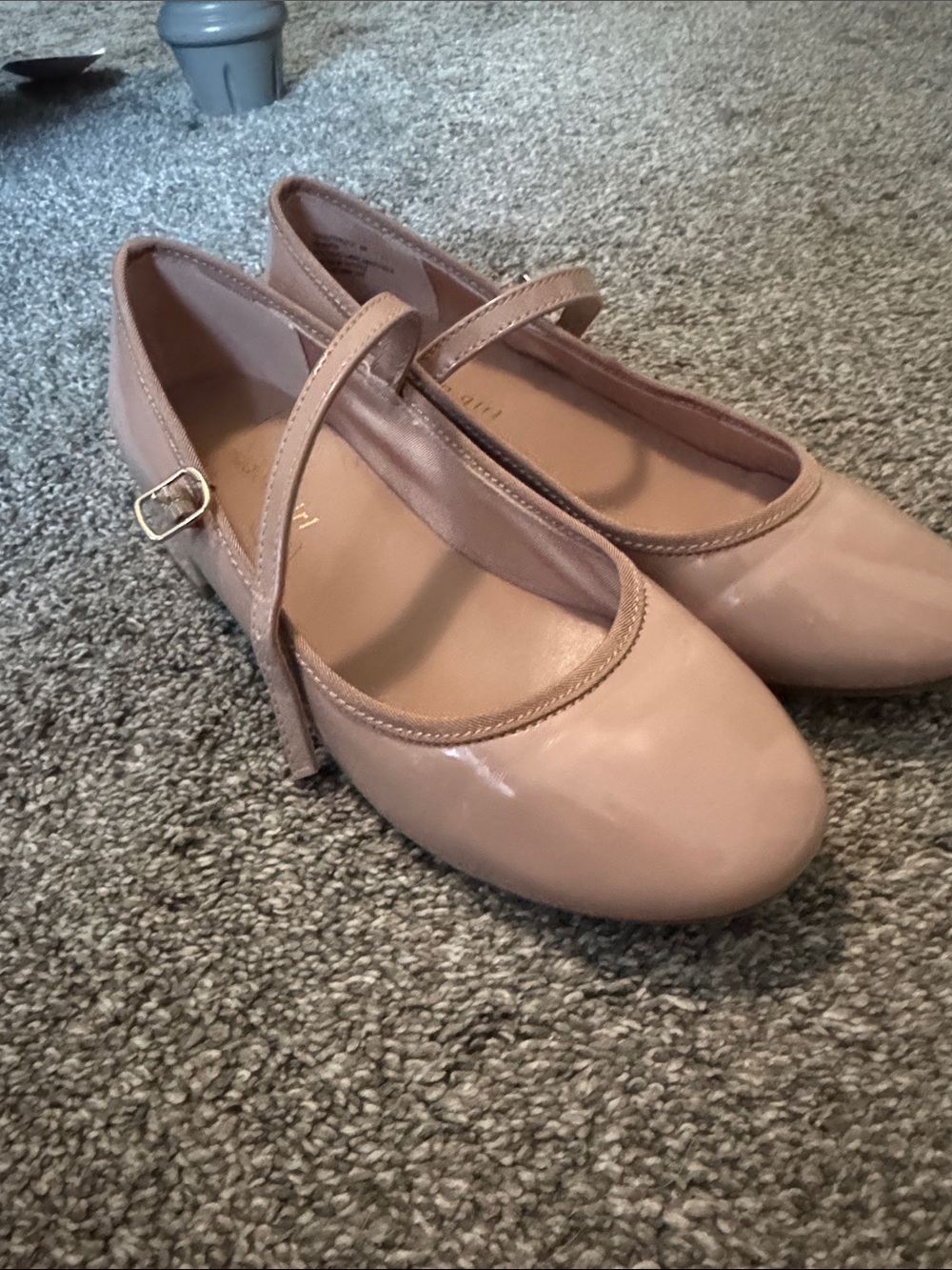 Madden Girl Pink Nude Mary Jane Ballet Flats with Strap